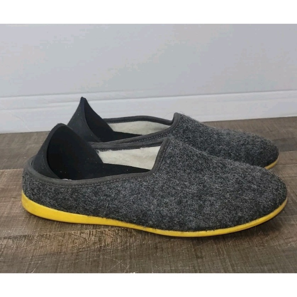 Mahabis Classic Slipper‎ Size US M6.5 W8 Larvik Grey Yellow